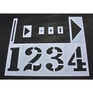 RAE STL-108-F6100KIT Athletic Stencil Track Field 36 Inch 1/8 | AA8GJJ 18E803