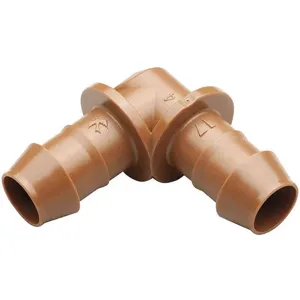 RAIN BIRD BE50-4PK Elbow 1/2 Inch Tubing Brown Plastic - Pack Of 4 | AB9PXV 2EMC7