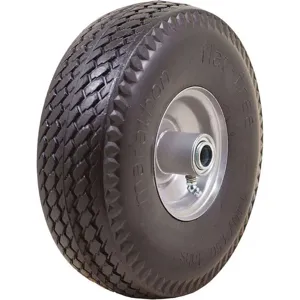 GRAINGER 00015 Flat Free Wheel Polyurethane 300 lb Grey | AH7YTN 38ER69