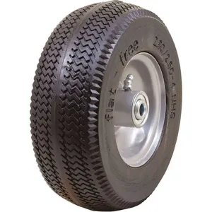 GRAINGER 00090 Flat Free Wheel Polyurethane 275 lb Grey | AH7YTL 38ER67