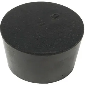 GRAINGER 8-004 Stopper 25mm Rubber Black Pk 12 | AF6GQM 16ZD71