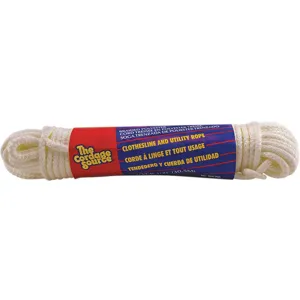 GRAINGER 10S-WA Rope 100 Feet White 20lb. Polyester | AH9VUY 45AV11