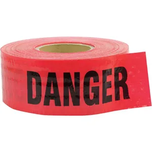 GRAINGER 16031 Barricade Tape Danger 500 Feet 5 mil | AH2ZZM 30WU19