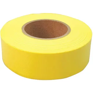 GRAINGER 17012 Flagging Tape Yellow 1-3/16 Inch x 150 Feet | AH9ACK 39EN77