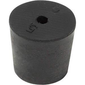 GRAINGER 5-1H Stopper 25mm Rubber Black Pk 25 | AF6GPP 16ZD50