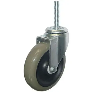 GRAINGER 20TM28 Swivel Stem Caster 5 Inch Diameter Polyurethane | AF7AQF