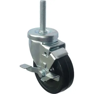 GRAINGER 20TM30 Swivel Stem Caster 5 Inch Diameter 200 Lb Rubber | AF7AXP