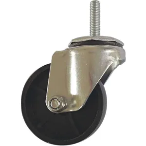 GRAINGER 20TM43 Swivel Stem Caster 3 Inch Diameter 125 Lb Polyolefin | AF7AYD