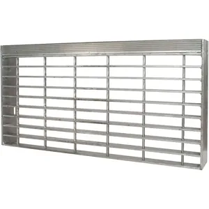 GRAINGER 23188R125-TRD3 Aluminium Grating Serrated Grooved 1.25 Inch Height | AJ2FUT 49N565