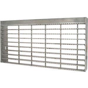 GRAINGER 23188S125-TRD4 Aluminium Grating Smooth Grooved 1.25 Inch Height | AJ2FUP 49N562