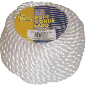 GRAINGER 339-WA Rope 50 Feet White 4000lb. Nylon | AH9VUD 45AU91