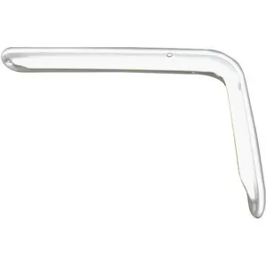 GRAINGER 33TZ34 Shelf Bracket Steel White 11-3/4 Inch Length | AH3YFQ