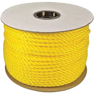 GRAINGER 350120-YEL-00600-R0283 Rope 600 Feet Yellow 215lb. Polypropylene | AH9VTN 45AU77