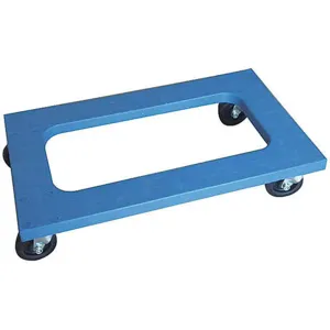 GRAINGER 35YL99 General Purpse Dolly Flush 30 Inch Length x 18 Inch Width Blue | AH6ERM