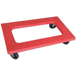 GRAINGER 35YM01 General Purpse Dolly Flush 30 Inch Length x 18 Inch Width Red | AH6ERN