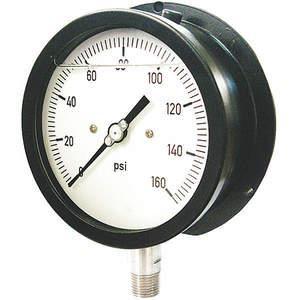 GRAINGER 36JV51 Pressure Gauge 0 to 1000 psi Ring Black | AH6XJP