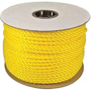 GRAINGER 380060-YEL-03000-R6254 Rope 3000 Feet Yellow 70lb. Polypropylene | AH9VUW 45AV09