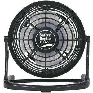 GRAINGER 38HX83 USB Fan 6 Inch Height x 5-3/4 Inch Width Black | AH8DKK