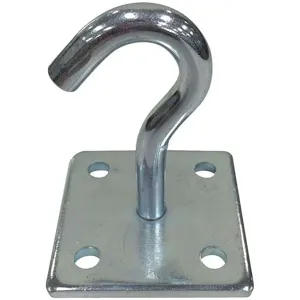 GRAINGER 39DL15 Hook Steel Zinc 4 Inch Height 150 lb Load Limit | AH8ZDR