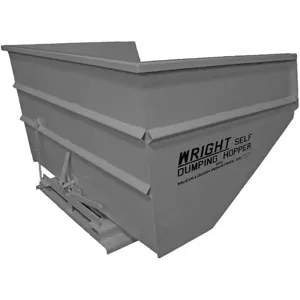 GRAINGER 40099 GRAY Self Dumping Hopper 6000 lb. Grey | AJ2KLF 8PJ46