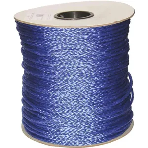 GRAINGER 610080-01000-444 Rope 1000 Feet Blue Polypropylene | AH9VVU 45AV34