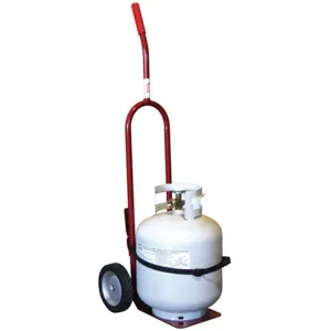 GRAINGER CD-100 Cylinder Hand Truck 40 lb. Red | AJ2KHJ 8D060