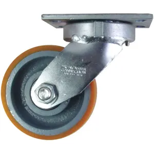 GRAINGER CDP-G-23 Kingpinless Swivel Plate Caster Polyurethane 2300 lb | AH6VRR 36HW71