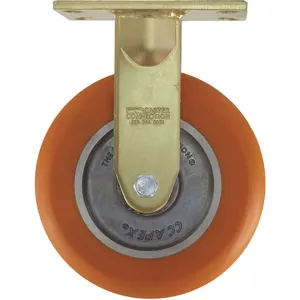 GRAINGER CDP-G-32 Rigid Plate Caster Polyurethane 1200 lb. | AH6VRZ 36HW78