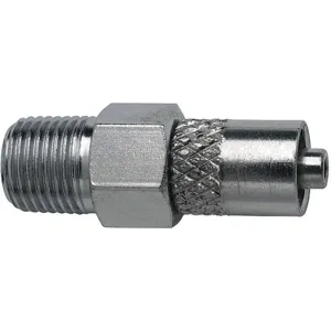 GRAINGER G513 Male Luer to 1/8 NPT Male Plated Brass | AH2ZMF 30WJ97