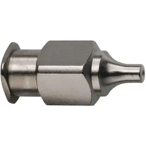 GRAINGER G516 Female Luer Lock Blank Plated Brass | AH2ZMJ 30WK01