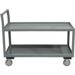 GRAINGER LDO-3060-2-ALU-95 Low Deck Shelf Truck 1200 Lb Steel 62 Inch | AG7ARM 49Y171