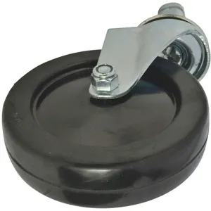 GRAINGER MHSR5SQG Swivel Caster Soft Rubber 5 Inch | AJ2BVH 46K116