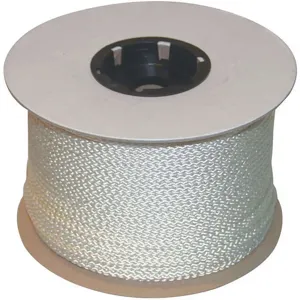 GRAINGER P03600-01 Rope 600 Feet White Braid Polyester | AH9VWB 45AV41