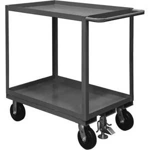 GRAINGER RSC-3060-2-2.4K-ALU-FL-95 Utility Cart 2400 Lb Steel 66 Inch | AG7ARD 49Y163