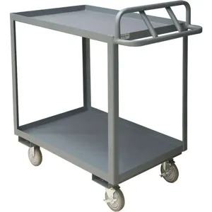 GRAINGER RSCE-2436-2-95 Ergonomic Shelf Truck 1200 Lb Steel 42 Inch | AG7ATC 49Y185