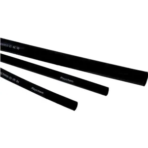 RAYCHEM CPGI-DWP-125-3/8-BK-STK Shrink Tubing 0.375 Inch Inner Diameter Black 4 Feet Pk 25 | AF7ZCJ 23PF12