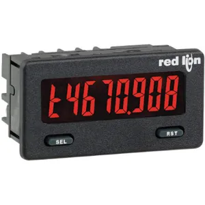 RED LION CUB5TB00 Digital Panel Meters, Preset Timer, Nema 4X, 10 Kohm /7.8 Kohm Input | CT8VPM 793J59