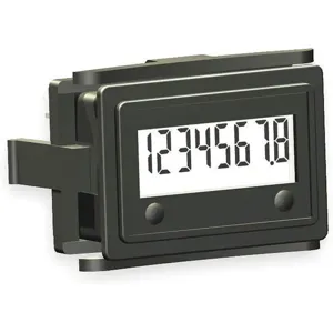 REDINGTON 3410-2000 Hour Meter Flush Mini Rectangular Lcd | AC3AGD 2PPV7