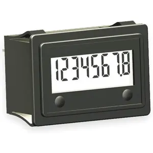 REDINGTON 3410-5000 Hour Meter Snap Inch Rectangular Lcd | AC3AGF 2PPW1