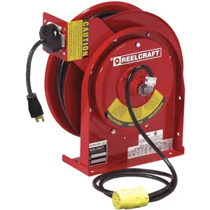 REELCRAFT L 4050 163 3-RP 1 Retractable Cord Reel 50 Feet Red 13a | AG3BZY 32UK78