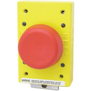 REES 02650-002 Emergency Stop, Mushroom Plunger With Latch, Red | AH6YGZ 36LR80