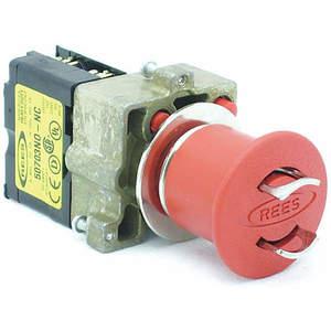 REES 22102-102 Emergency Stop Push-Button, Delrin, Red | AH6YHE 36LR91