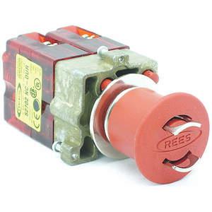 REES 22102-312 Emergency Stop Push-Button, Lockable, Red | AH6YHG 36LR93