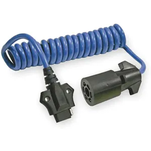 REESE 7468642 Coiled Adapter 7-way Blade To 4-flat | AC4GJM 2ZPX6