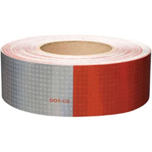 REFLEXITE 18692 Reflective Tape W 2 Inch Red/white | AE9UEJ 6MFZ2