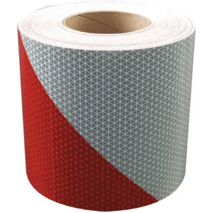 REFLEXITE 18848 Reflective Tape W 3 Inch Red/white | AE9YBA 6NGD3