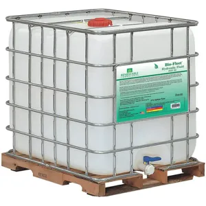 RENEWABLE LUBRICANTS 80827 Bio Fleet Hydraulic Fluid, Grade 32, Tote Per Gallon | AF9ZCP 30WK85