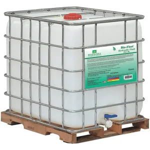 RENEWABLE LUBRICANTS 80837 Bio Fleet Hydraulic Fluid, Grade 46, Tote Per Gallon | AF9ZCQ 30WK86