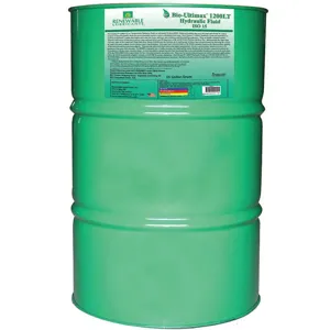 RENEWABLE LUBRICANTS 81316 Bio Ultimax 1200LT Hydraulic Fluid, Grade 15, Drum 55 Gallon Capacity | AF9ZDQ 30WL10