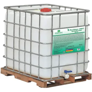 RENEWABLE LUBRICANTS 81327 Bio Ultimax 1200LT Hydraulic Fluid, Grade 22, Tote Per Gallon | AF9ZDV 30WL14